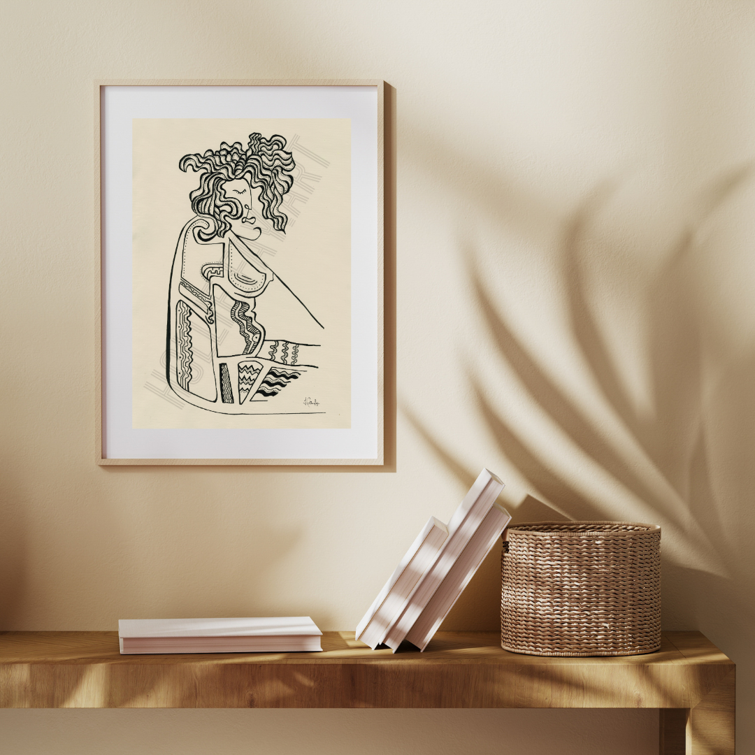 Abstract representation of women's bodies, showcasing natural elements like a weary spine and stretch marks on a beige background, promoting self-love and authenticity.